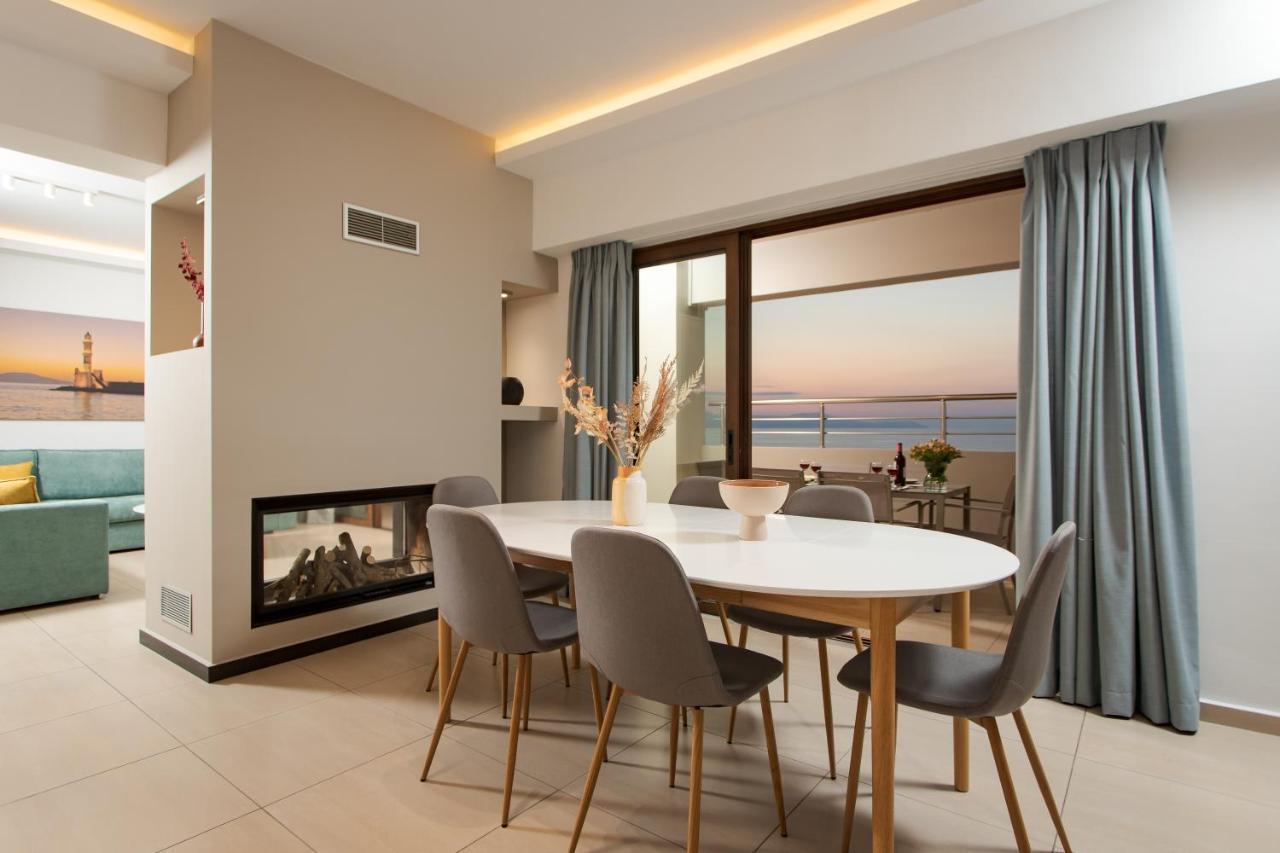 Overview Chania With Sea View And Amazing Sunset Exterior photo